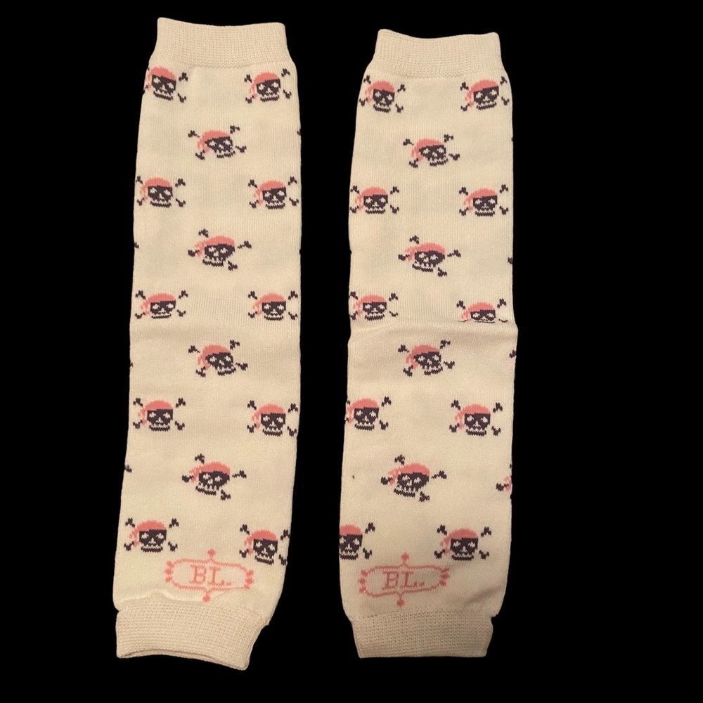 Babylegs skull leg warmers